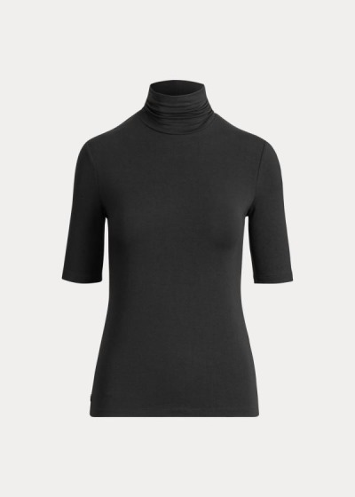 Top Ralph Lauren Jersey Turtleneck Mulher 86593-XADP